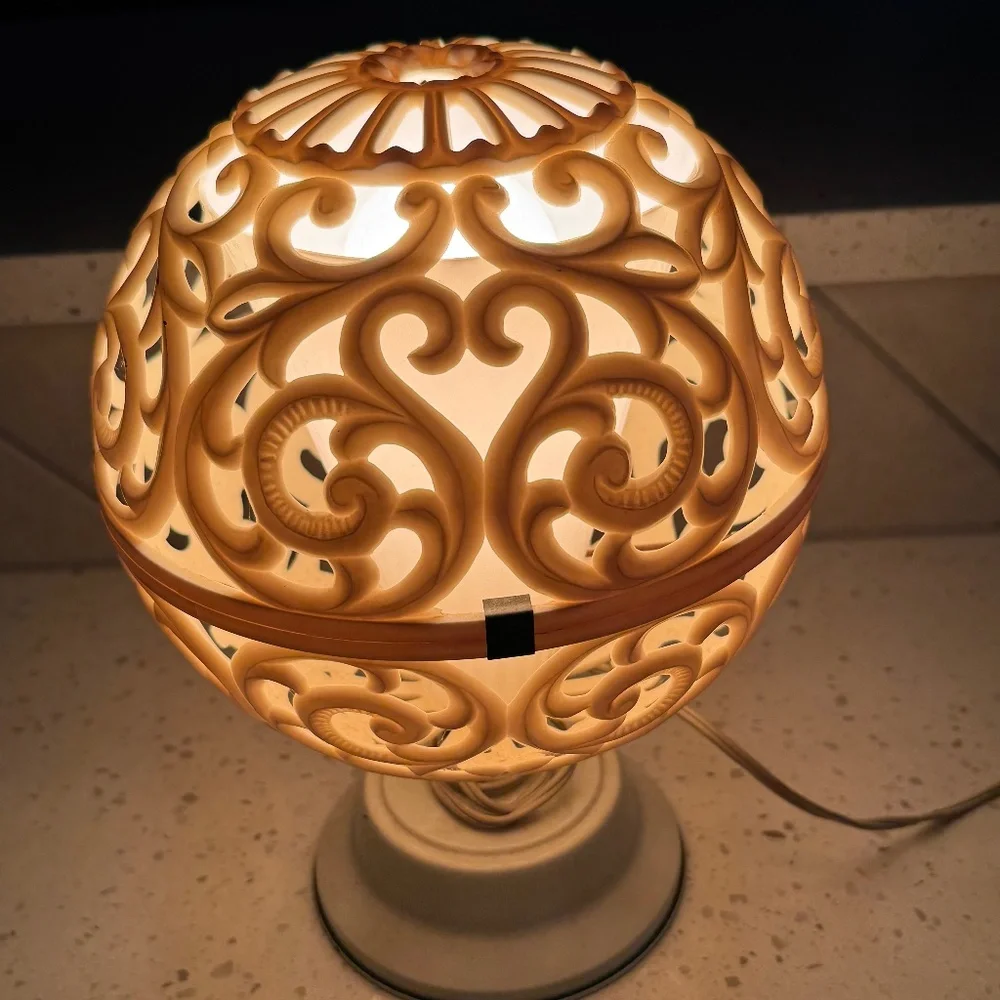 Mid Century Globe Lamp